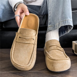 Retro Comfortable Suede Casual Mules