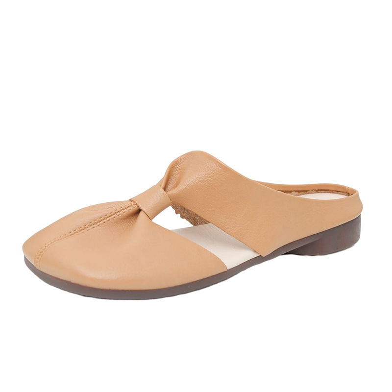 Flat Soled Casual Closed-Toe Half Slippers 9 Flat Soled Casual Closed-Toe Half Slippers - Image 9
