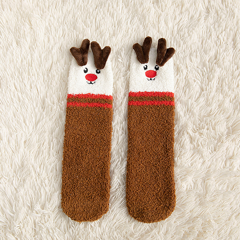 Child Christmas Fleece Socks 4 Child Christmas Fleece Socks - Image 4