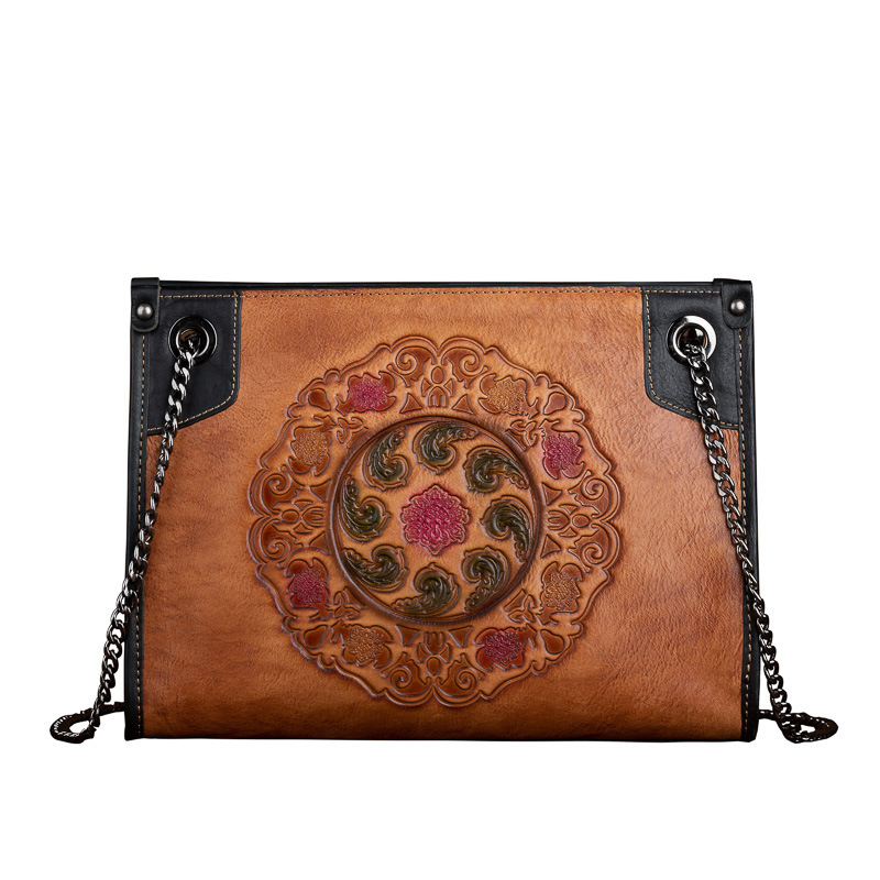 Large-Capacity Shoulder Crossbody Leather Tote Bag 7 Large-Capacity Shoulder Crossbody Leather Tote Bag - Image 7