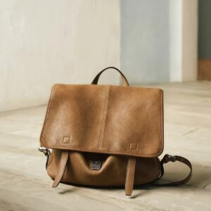 Vegetable-Tanned Leather Backpack