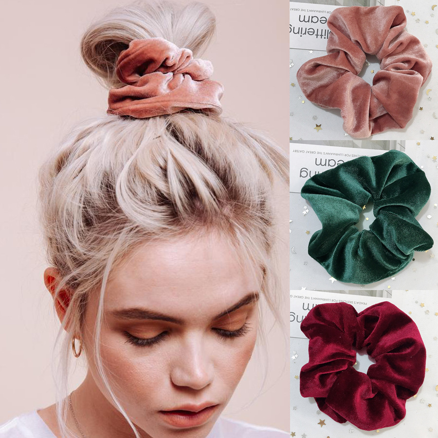 Flannel Hair Tie Hair Rope Amazon Velvet Fashion Ponytail Hair Accessories 1 Flannel Hair Tie Hair Rope Amazon Velvet Fashion Ponytail Hair Accessories