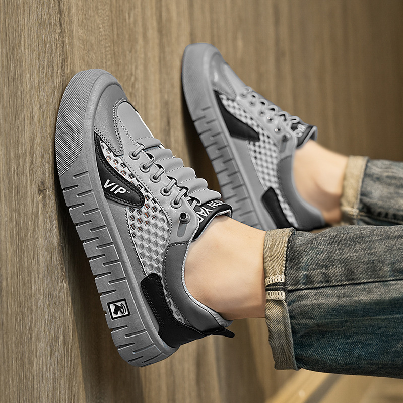 Men's Casual Breathable Mesh-panel Athletic Shoes 2 Men's Casual Breathable Mesh-panel Athletic Shoes - Image 2