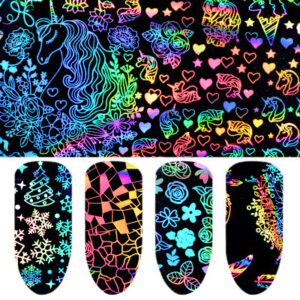 Nail Laser Star Sticker