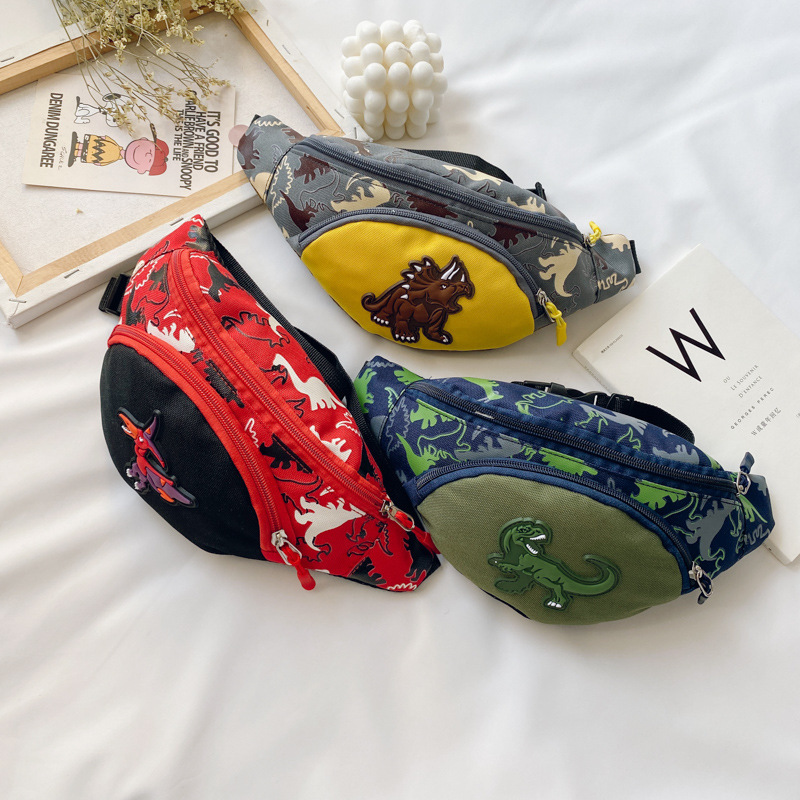 Little Boy Chest Waist Bag Little Dinosaur Crossbody Bag 1 Little Boy Chest Waist Bag Little Dinosaur Crossbody Bag