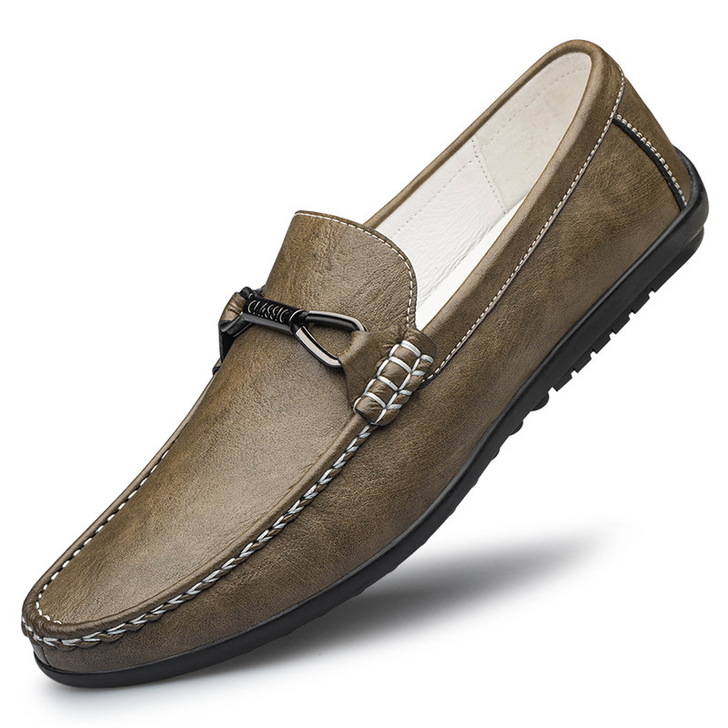 Men's Flat Leather Fashion Casual Shoes 5 Men's Flat Leather Fashion Casual Shoes - Image 5