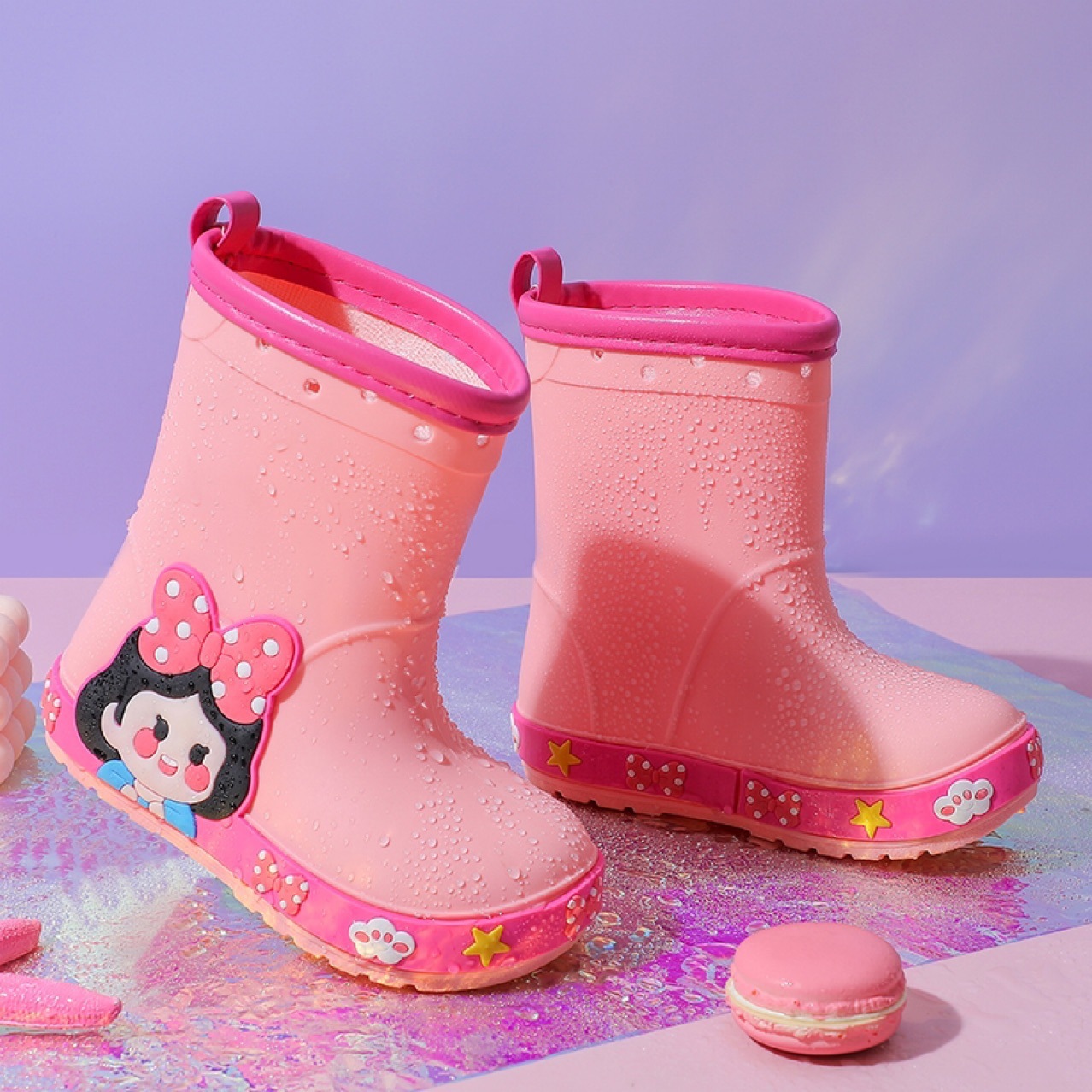 Girls' Princess Rain Boots 1 Girls' Princess Rain Boots