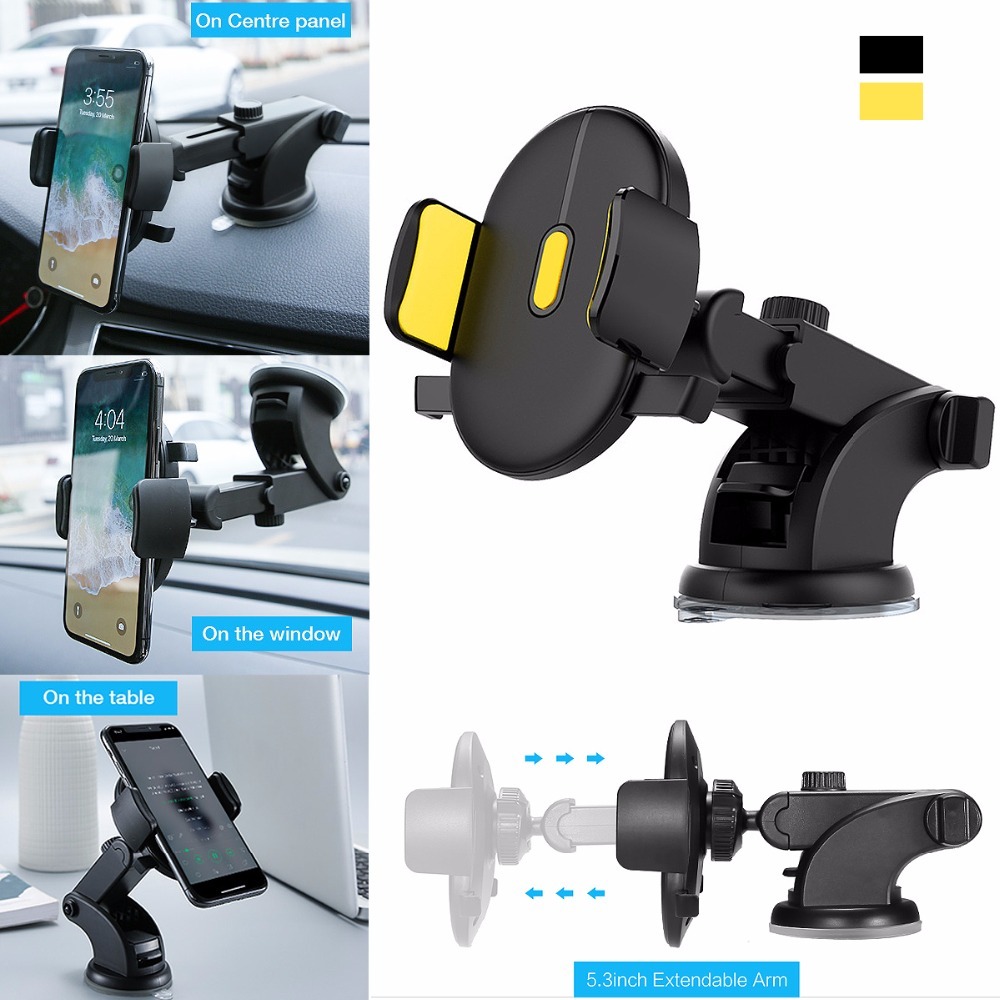 Car Phone Holder Telescopic Car Dashboard Suction Cup 1 Car Phone Holder Telescopic Car Dashboard Suction Cup