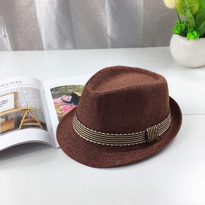 Children's Performance Jazz Straw Hat 1 Children's Performance Jazz Straw Hat