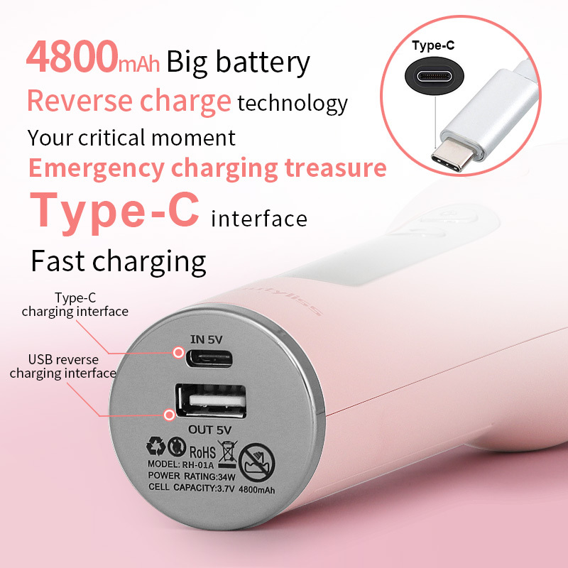 Wireless Automatic Curler USB LCD Screen Ceramic Heating Anti-perm Curler 7 Wireless Automatic Curler USB LCD Screen Ceramic Heating Anti-perm Curler - Image 7