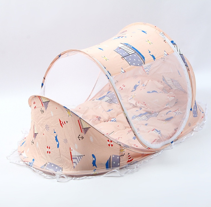 Foldable Baby Bed Net With Pillow 8 Foldable Baby Bed Net With Pillow - Image 8