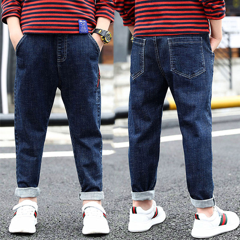 Boys Jeans One-piece Velvet 6 Boys Jeans One-piece Velvet - Image 6