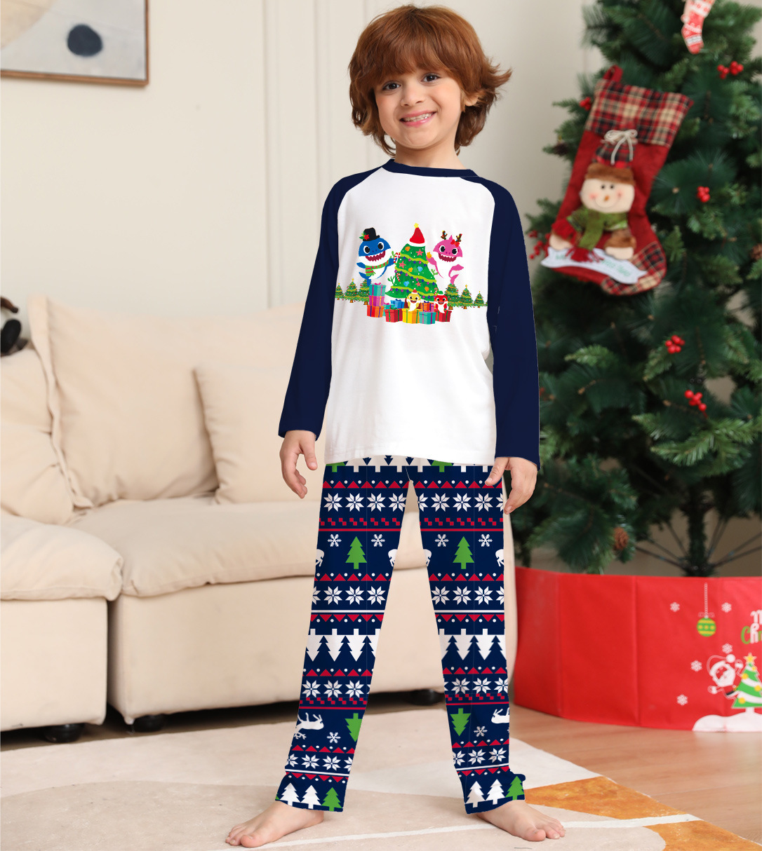 Family Matching Christmas Pajamas Set 4 Family Matching Christmas Pajamas Set - Image 4