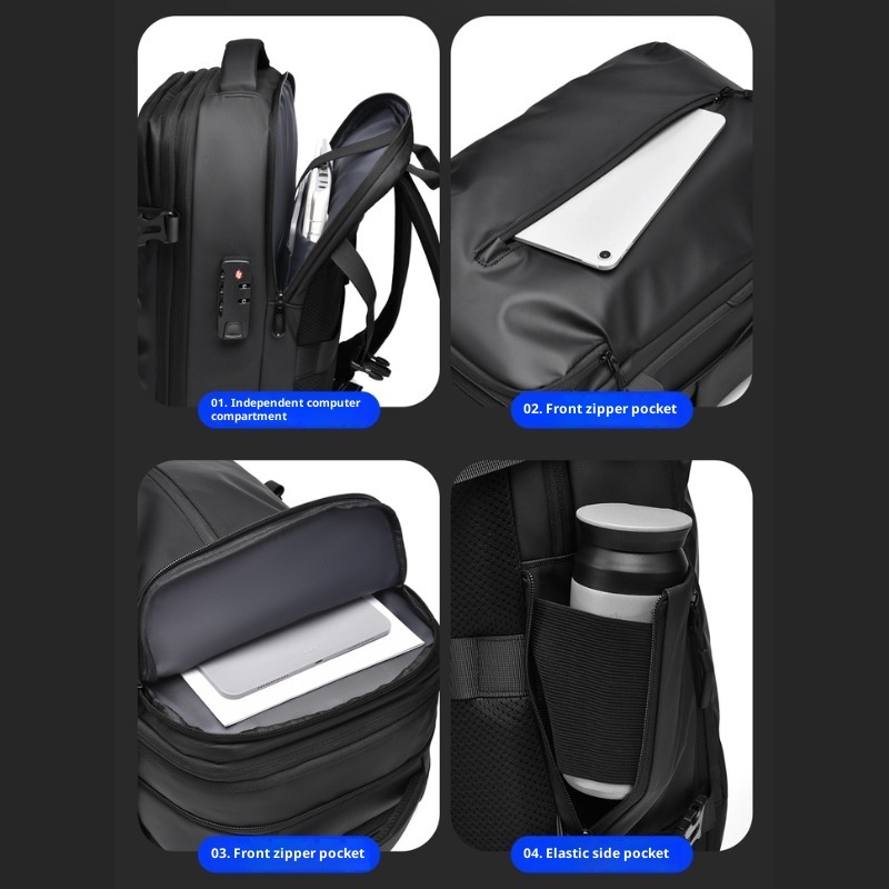 Vacuum-Compression Travel Backpack For Men 2 Vacuum-Compression Travel Backpack For Men - Image 2