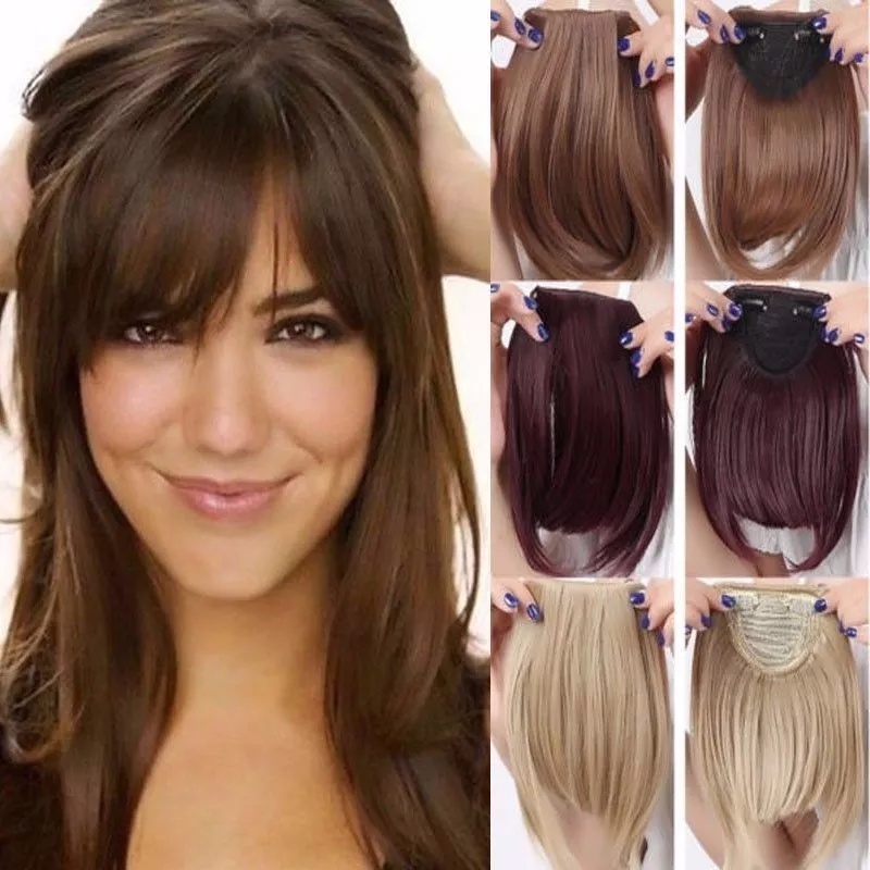 Hair Bangs Hairpiece Accessories Synthetic Fake Bangs 1 Hair Bangs Hairpiece Accessories Synthetic Fake Bangs