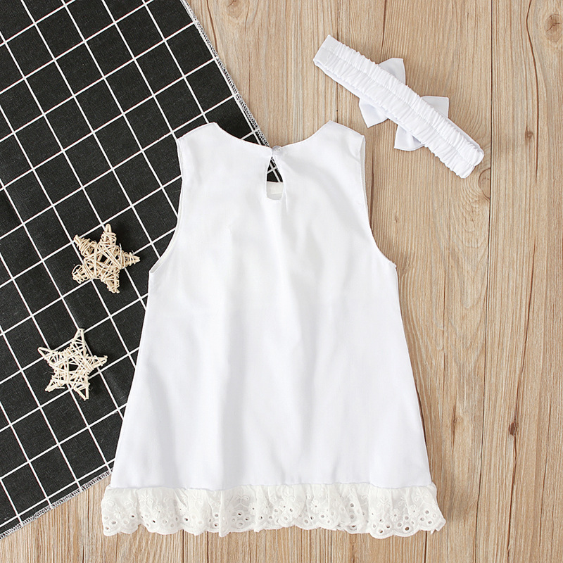 Girls Baby Sleeveless Bow Skirt 5 Girls Baby Sleeveless Bow Skirt - Image 5