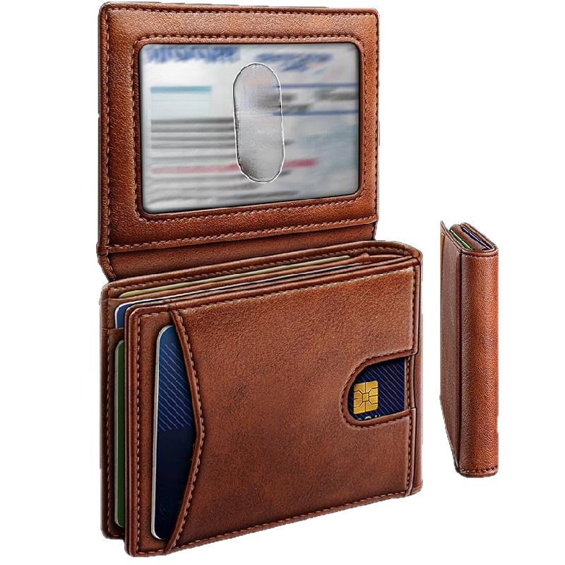 Multifunctional Anti-Theft Retro Card Holder Wallet With Multiple Card Slots For Men 2 Multifunctional Anti-Theft Retro Card Holder Wallet With Multiple Card Slots For Men - Image 2