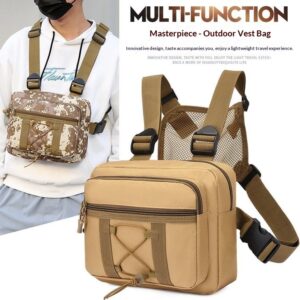 Outdoor Tactical Chest Pack Camouflage For Sports And Training Close-fitting