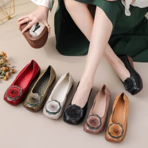Handmade Leather Shoes In Ethnic Style