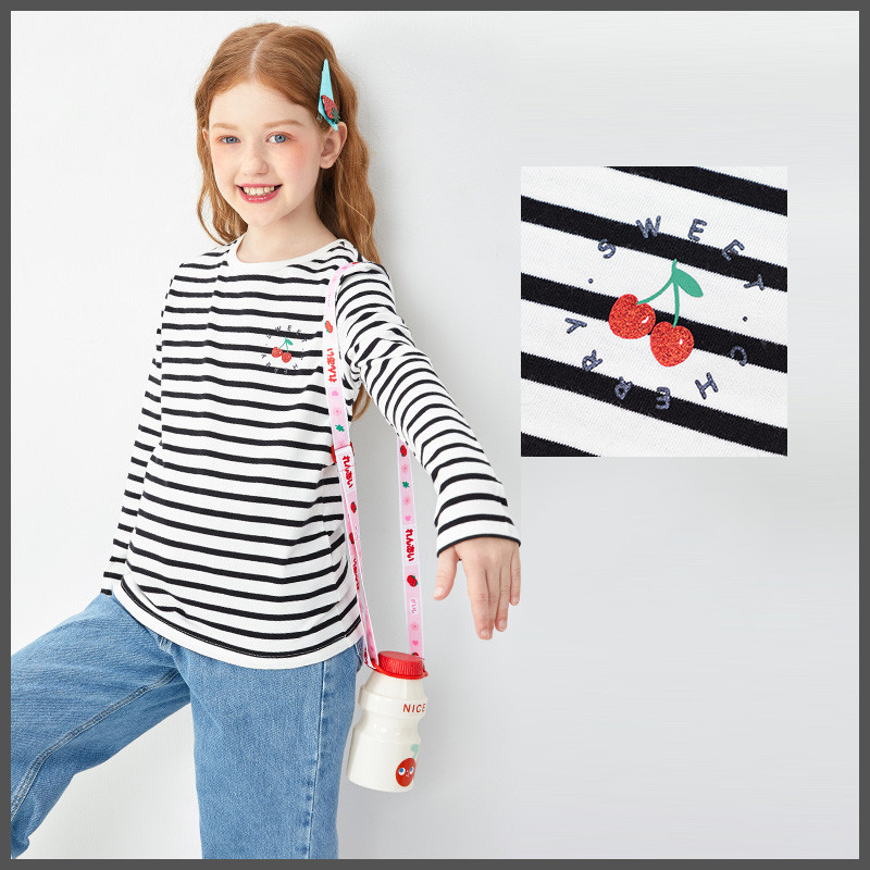 Girls T-shirts Long-sleeves 3 Girls T-shirts Long-sleeves - Image 3