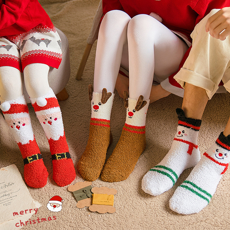 Child Christmas Fleece Socks 7 Child Christmas Fleece Socks - Image 7