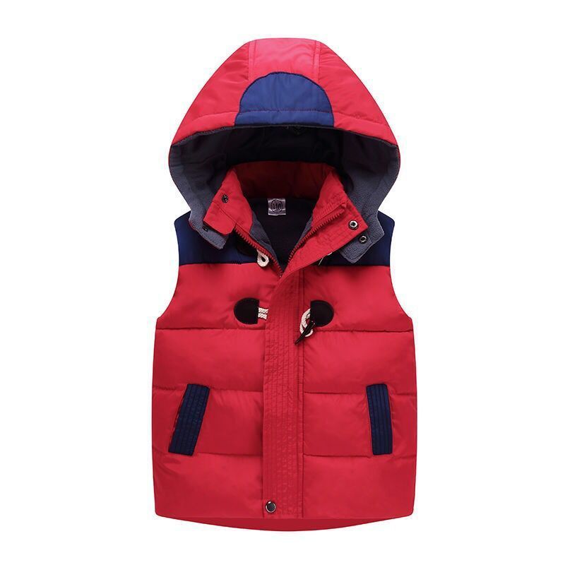 Velvet Padded Hooded Vest 4 Velvet Padded Hooded Vest - Image 4