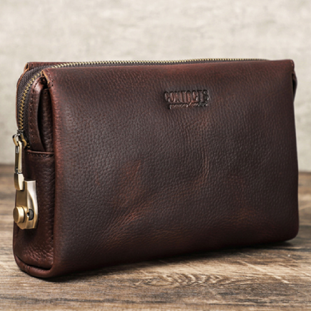 Black Angel First Layer Cattlehide Leather Wallet 1 Black Angel First Layer Cattlehide Leather Wallet