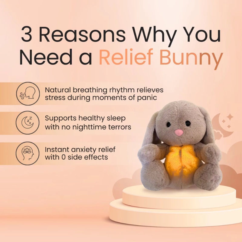 Rabbit Soothing Sensory Plush Toy 10 Rabbit Soothing Sensory Plush Toy - Image 10