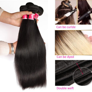Real Human Hair Wigs Natural  Color