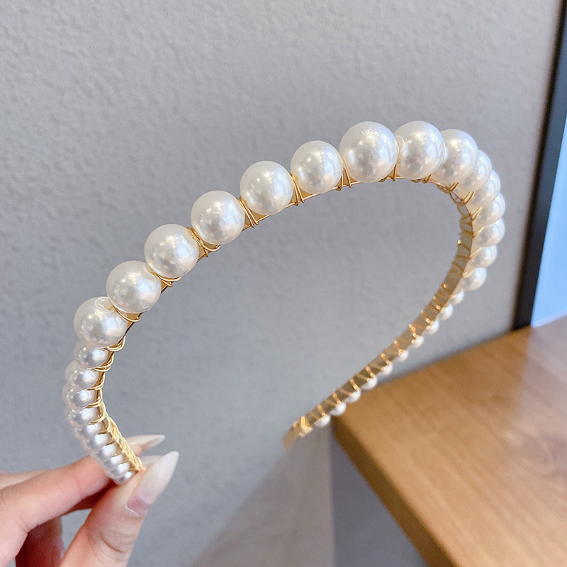 Thin Pearl Headband 3 Thin Pearl Headband - Image 3