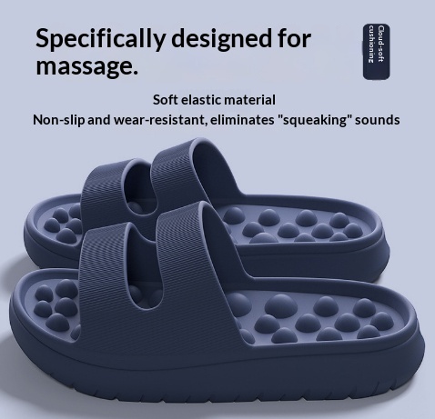 Women's Thick-Soled, Cushy Massage Slippers 2 Women's Thick-Soled, Cushy Massage Slippers - Image 2