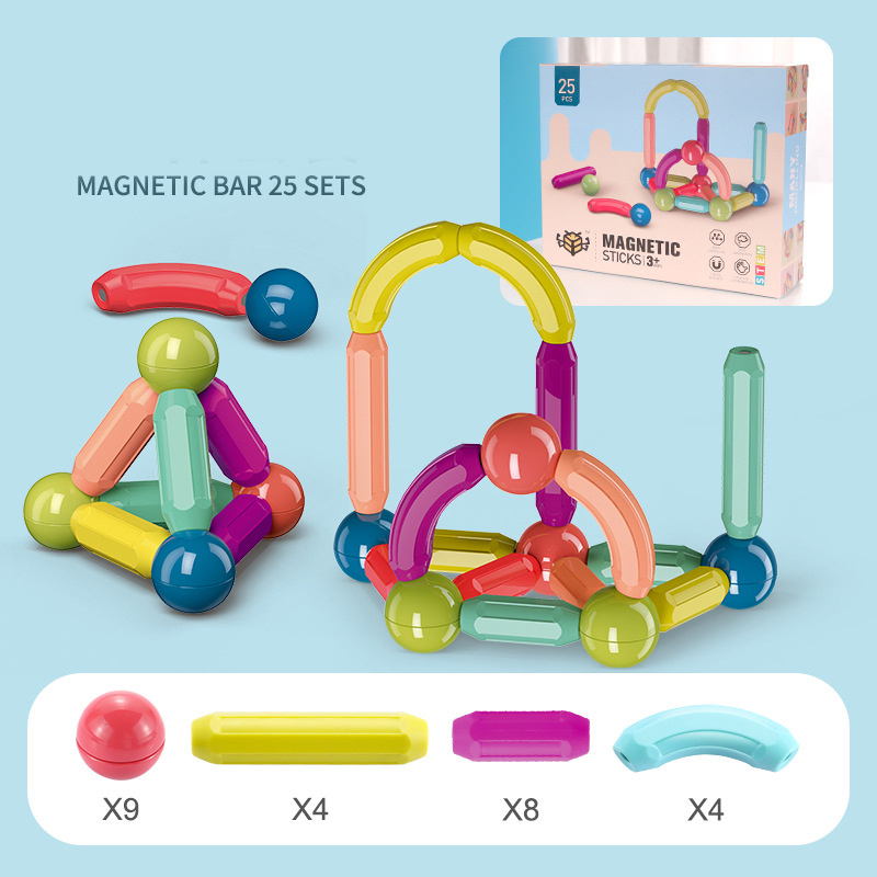 Magnetic Stick Building Blocks Game 7 Magnetic Stick Building Blocks Game - Image 7
