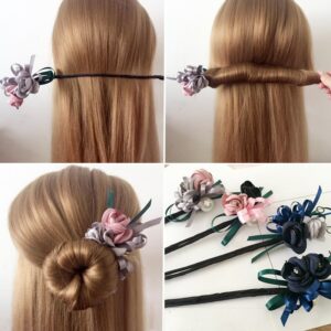 Half Bun Korean Style Hair Accessories