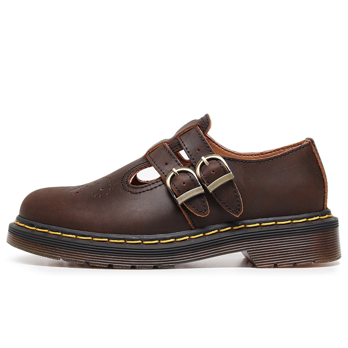 Genuine Leather Low-Top Womens Horse Brown Fashionable Casual Cowhide Shoes 5 Genuine Leather Low-Top Womens Horse Brown Fashionable Casual Cowhide Shoes - Image 5