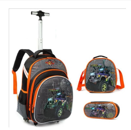 Three-piece Trolley Bag For Primary School Students 5 Three-piece Trolley Bag For Primary School Students - Image 5
