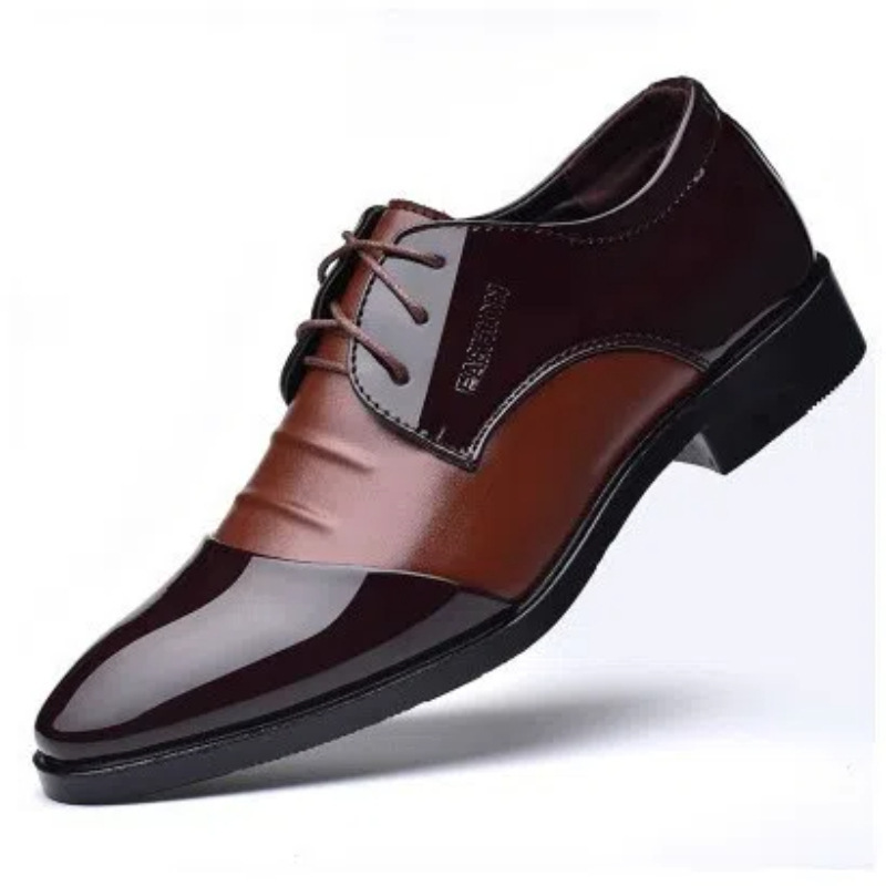 Men's Business Leather Shoes Black 3 Men's Business Leather Shoes Black - Image 3