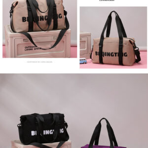 Women's Gym Duffel Bag - Wet & Dry Separation Yoga Fitness Tote