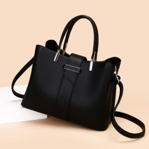 Stylish Retro Women's Handbag With Crossbody Strap