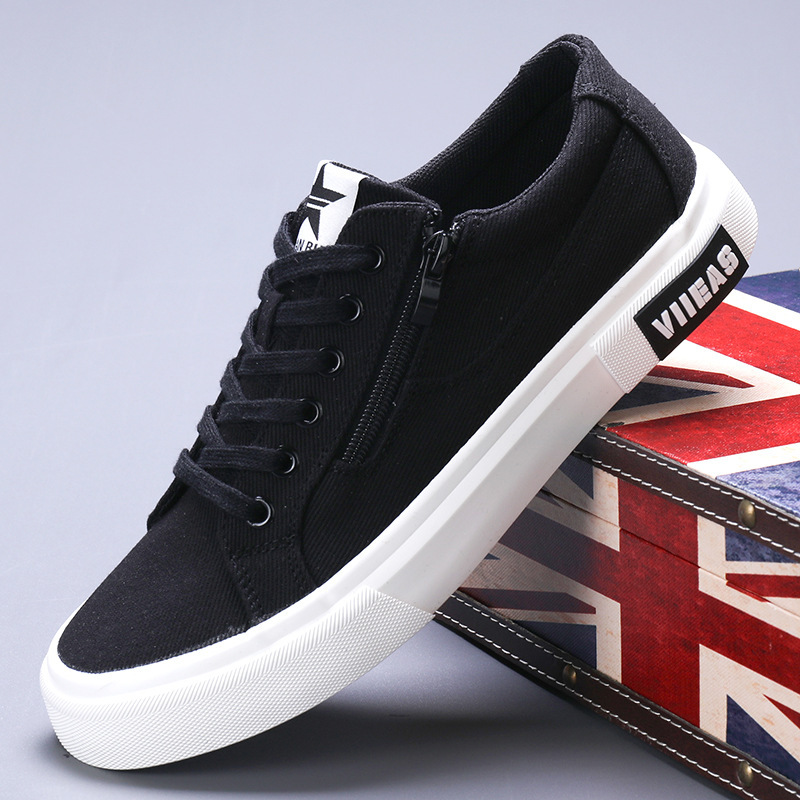 Men's Shoes Sports Casual Board Shoes Breathable Canvas Shoes 4 Men's Shoes Sports Casual Board Shoes Breathable Canvas Shoes - Image 4
