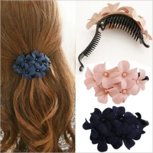 Ladies Fabric Flower Hair Accessories