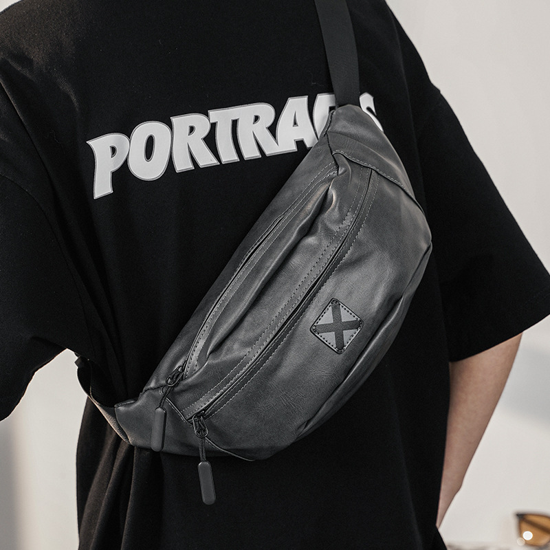 Korean Men's Trendy Fashion Shoulder Bag 4 Korean Men's Trendy Fashion Shoulder Bag - Image 4