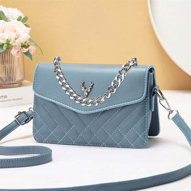 Quilted Mini Bag - Retro Style Casual Handbag 1 Quilted Mini Bag - Retro Style Casual Handbag
