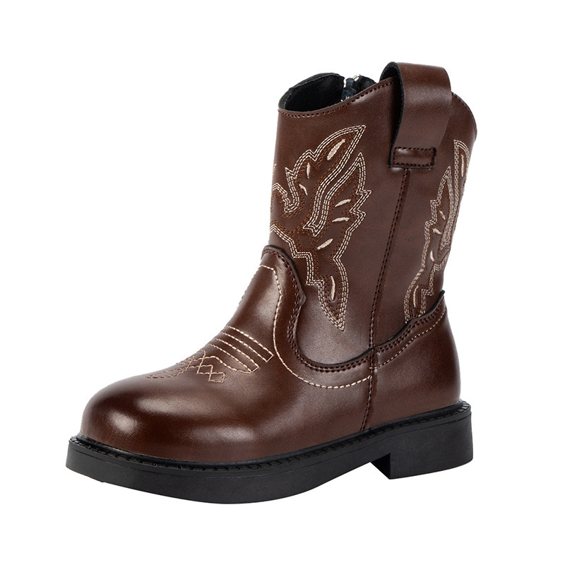 Girls' Embroidered Martin Boots 2 Girls' Embroidered Martin Boots - Image 2