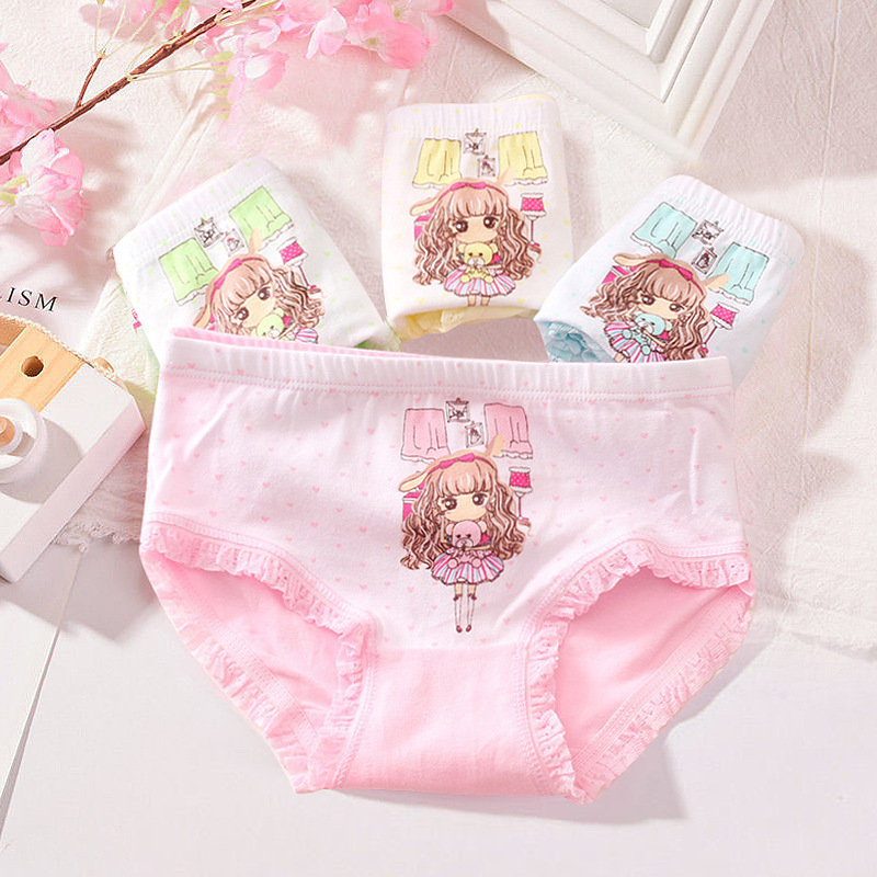 Cute Print Women's Triangle Soft Cotton Panties 1 Cute Print Women's Triangle Soft Cotton Panties