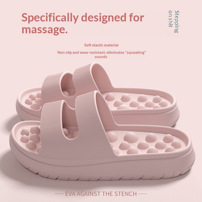 Women's Thick-Soled, Cushy Massage Slippers 1 Women's Thick-Soled, Cushy Massage Slippers