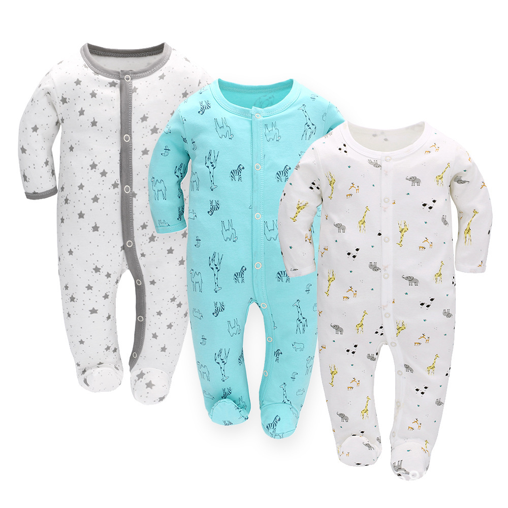 Baby Jumpsuit Long Sleeve Romper 3 Baby Jumpsuit Long Sleeve Romper - Image 3