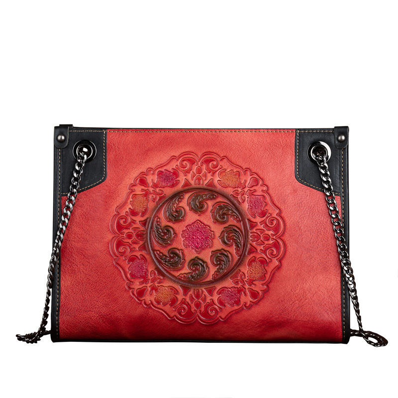 Large-Capacity Shoulder Crossbody Leather Tote Bag 6 Large-Capacity Shoulder Crossbody Leather Tote Bag - Image 6