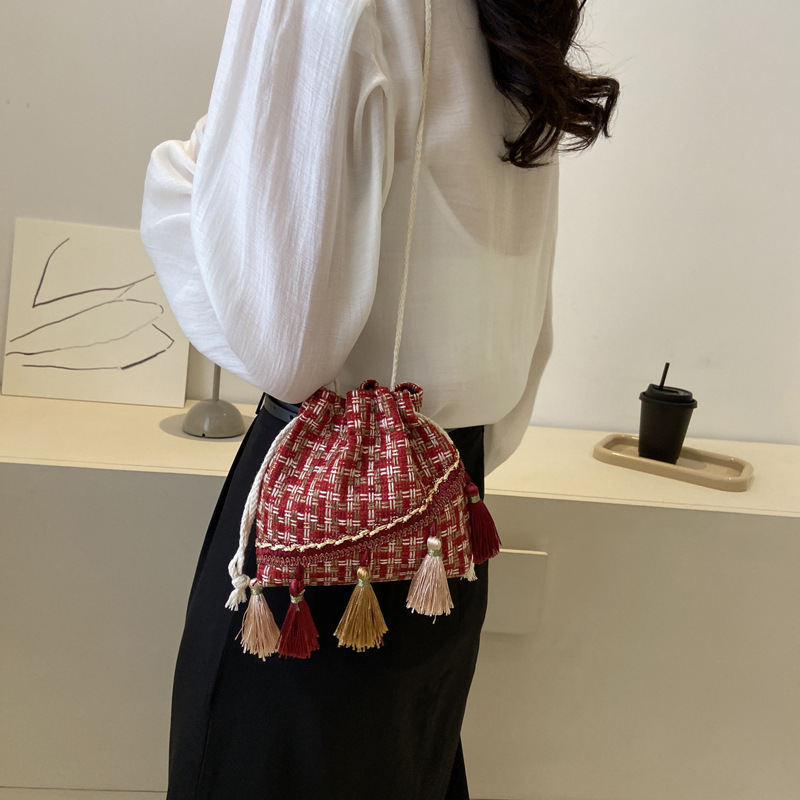 Bucket Bag Bohemian Ethnic Style 7 Bucket Bag Bohemian Ethnic Style - Image 7