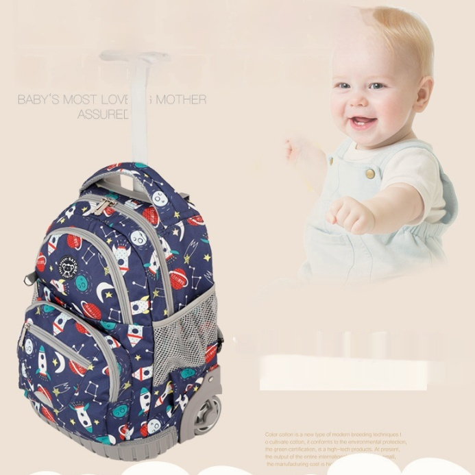 Trolley Schoolbag Student Backpack 1 Trolley Schoolbag Student Backpack