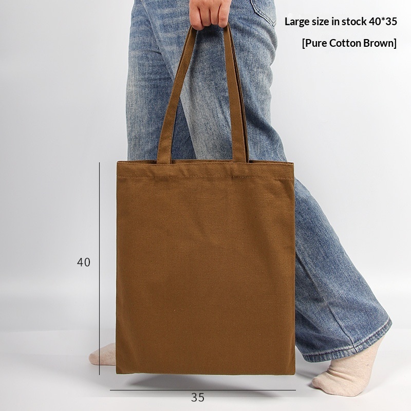 Pure Cotton Colored Portable Canvas Bag 7 Pure Cotton Colored Portable Canvas Bag - Image 7